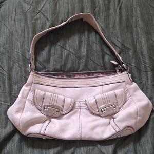 B. Makowsky Light Cream Shoulder Bag